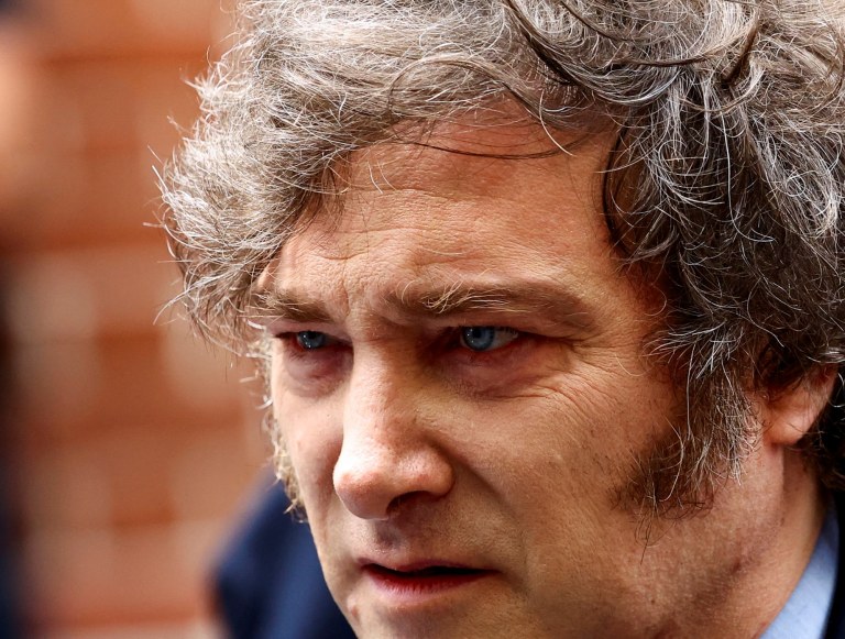 O presidente argentino Javier Milei, em Buenos Aires - 
27/01/2025