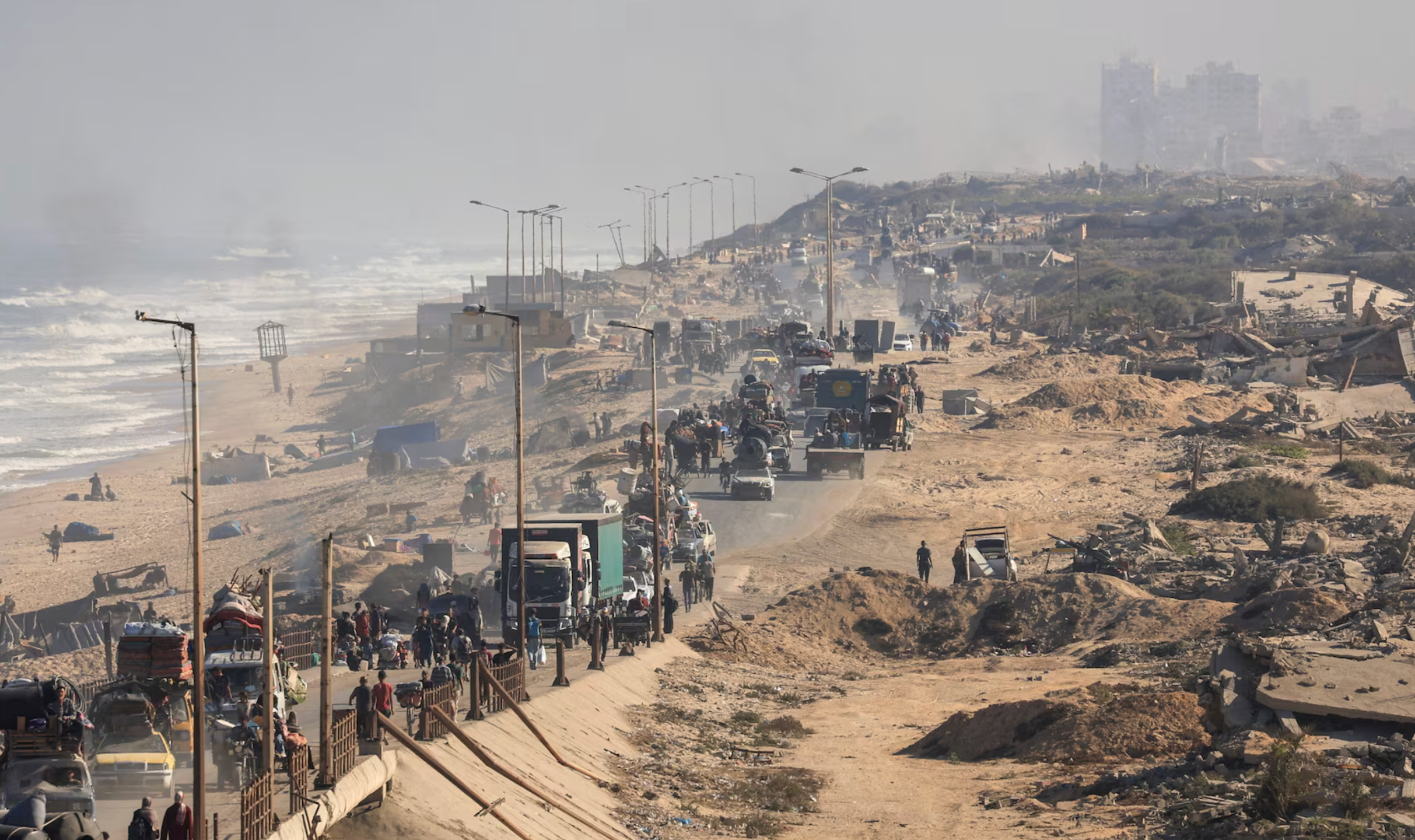 Genocídio promovido por Israel destruiu a cidade de Gaza