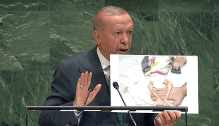 Erdogan na Assembleia Geral da ONU em Nova York - 23 de setembro de 2025