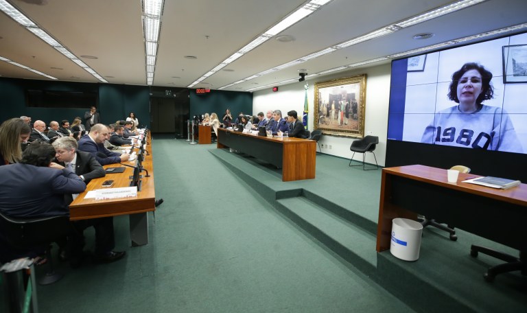 Brasília - 24/09/2025 - Reunião da Comissão de Constituição e Justiça e de Cidadania (CCJ) da Câmara para ouvir a deputada federal Carla Zambelli