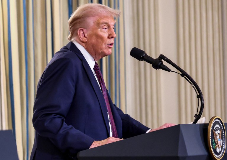 Trump concede coletiva de impresa ao lado de Netanyahu na Casa Branca - 29/09/2025