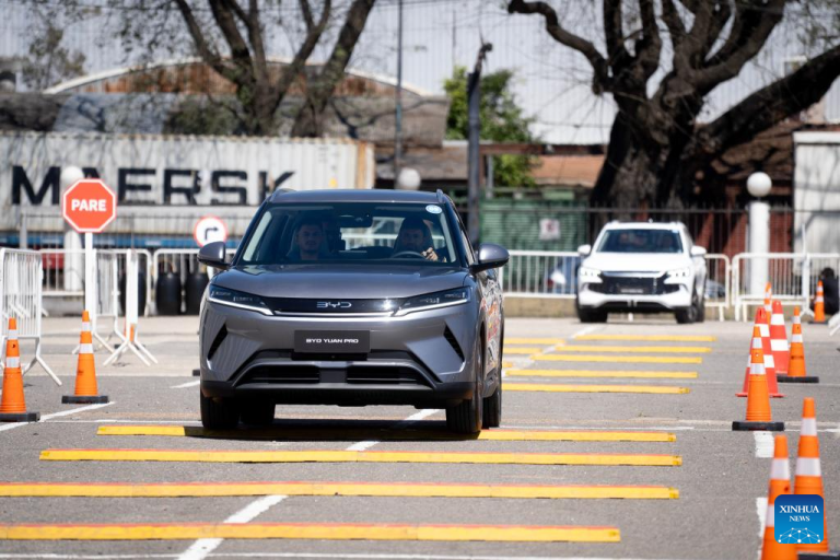 Carros elétricos do fabricante chinês BYD
