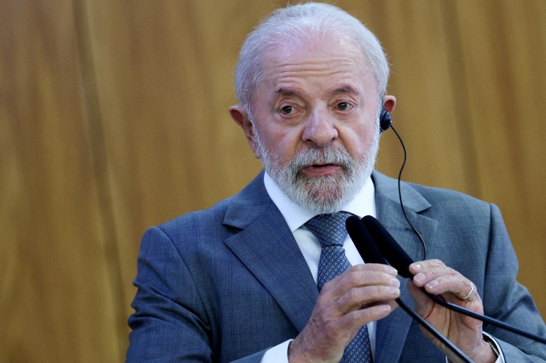 O presidente Luiz Inácio Lula da Silva, em Brasília - 09/07/2025