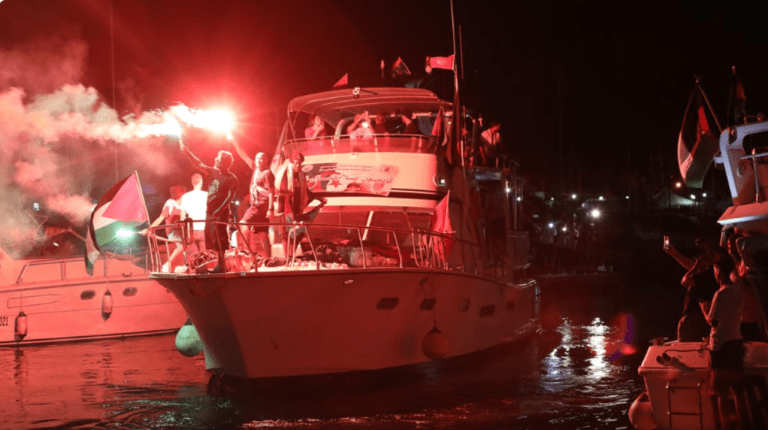 A repressão contra a Flotilha Global Sumud é mais um crime de Israel contra a humanidaee