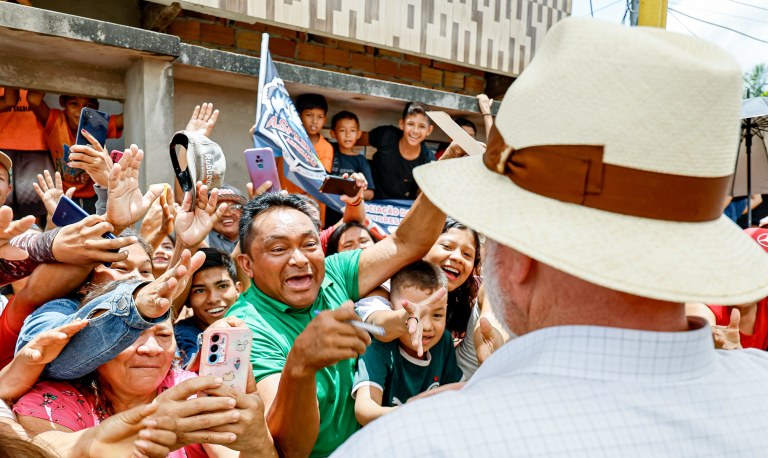 Presidente da República, Luiz Inácio Lula da Silva, durante a cerimônia de entrega de obras retomadas do Ministério da Educação na Ilha de Marajó. Orla de Breves – Pará (PA)Foto: Ricardo Stuckert / PR