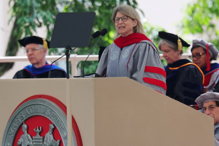 A presidente do MIT, Sally Kornbluth