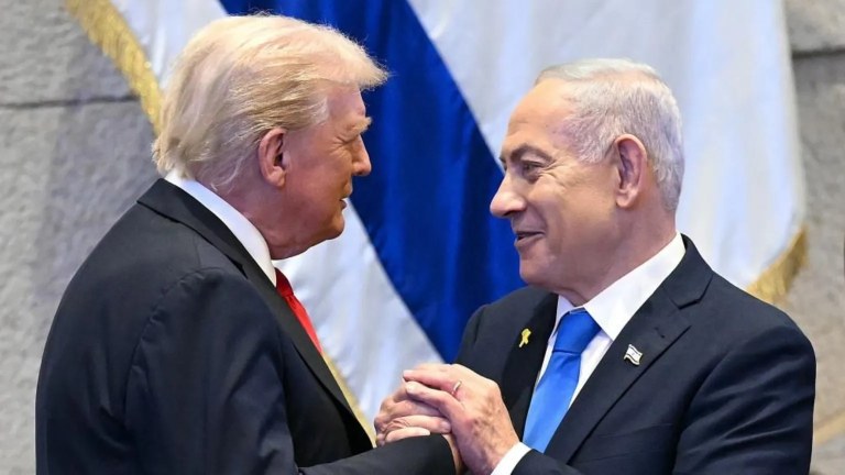 Trump e Netanyahu em Tel Aviv - 13/10/2025
