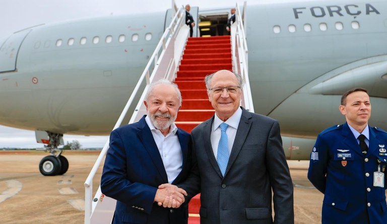 Presidente Lula e o vice-presidente Geraldo Alckmin