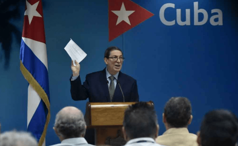 Bruno Rodríguez, ministro das Relações Exteriores de Cuba