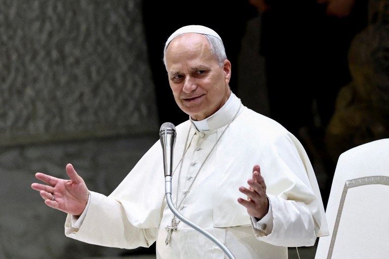 Papa Leão 14 participa de encontro no Vaticano
23/10/2025
REUTERS/Yara Nardi