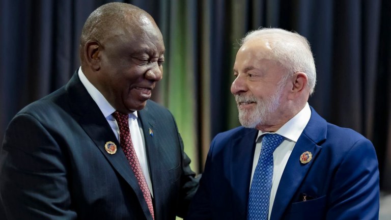 Lula e Cyril Ramaphosa