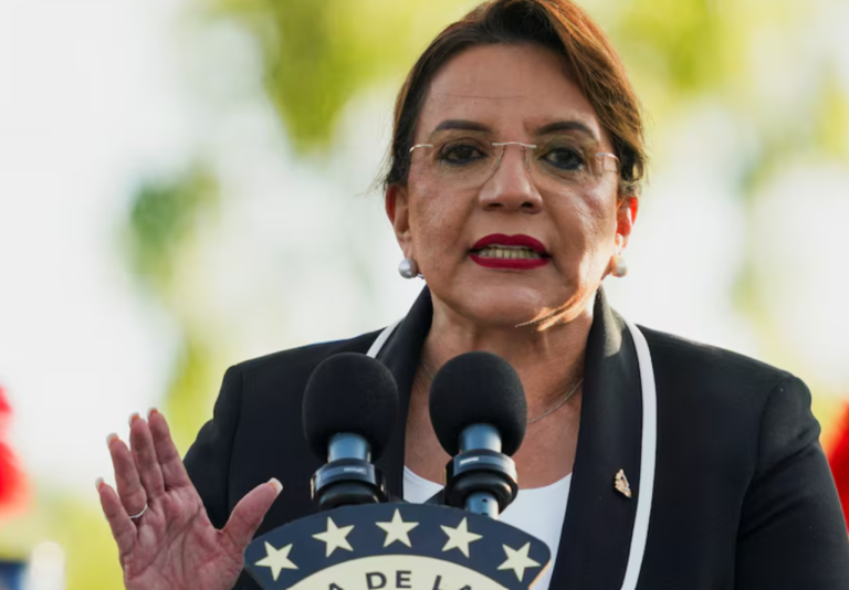 A presidenta de Honduras, Xiomara Castro