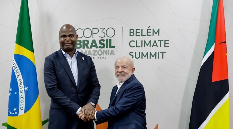 Daniel Chapo e Luiz Inácio Lula da Silva