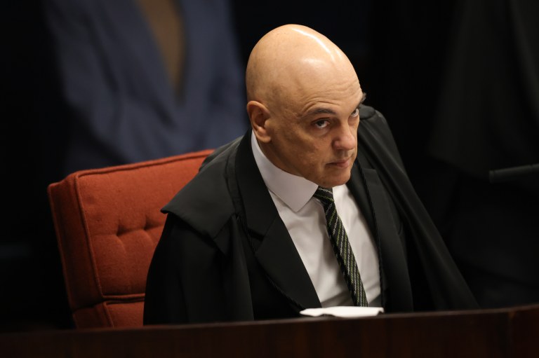 Brasília (DF) - 10/09/2025 - O ministro Alexandre de Moraes, na Primeira Turma do Supremo Tribunal Federal (STF)
