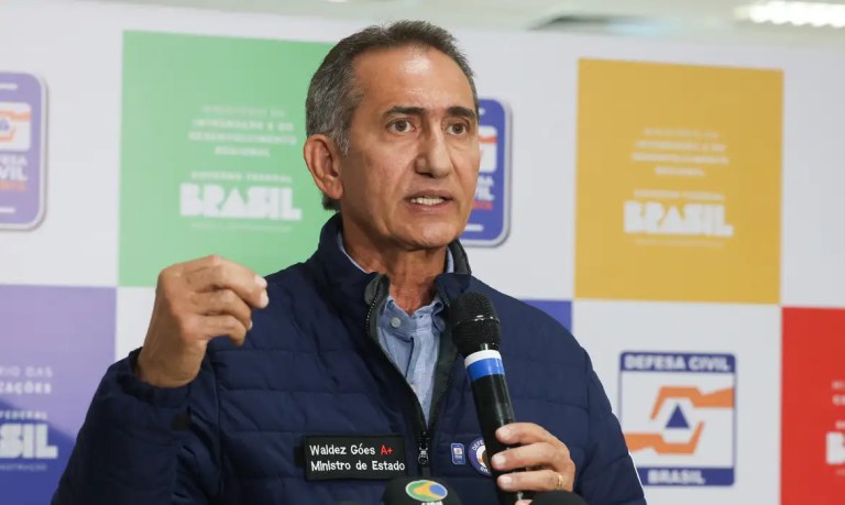 O ministro da Integração e do Desenvolvimento Regional, Waldez Góes