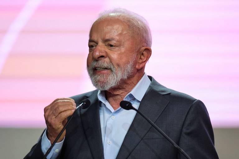 O presidente Luiz Inácio Lula da Silva discursa durante cerimônia de abertura da Conferência das Nações Unidas sobre Mudanças Climáticas-COP30, em Belém-PA - 10/11/2025