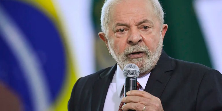 O presidente Luiz Inácio Lula da Silva