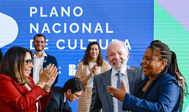 17/11/2025 - Cerimônia de entrega do Projeto de Lei do Plano Nacional de Cultura (PNC 2025-2035) - Salão Nobre do Palácio do Planalto - Brasília (DF)