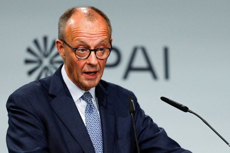 O chanceler da Alemanha, Friedrich Merz - 21/10/2025