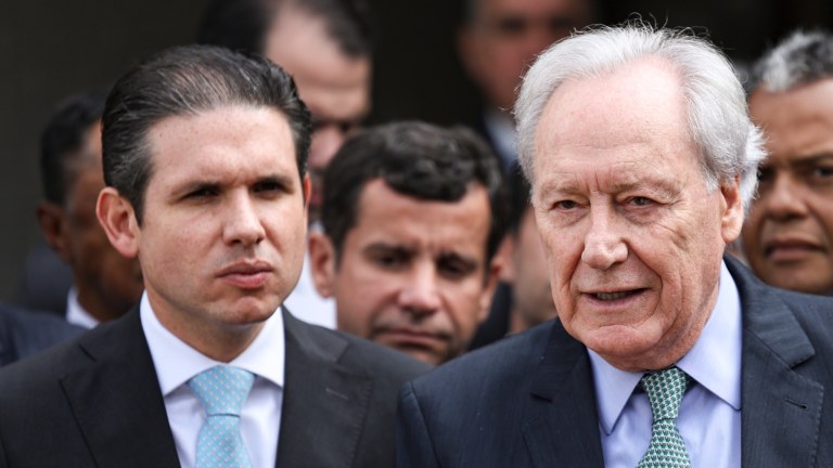 Hugo Motta e Ricardo Lewandowski