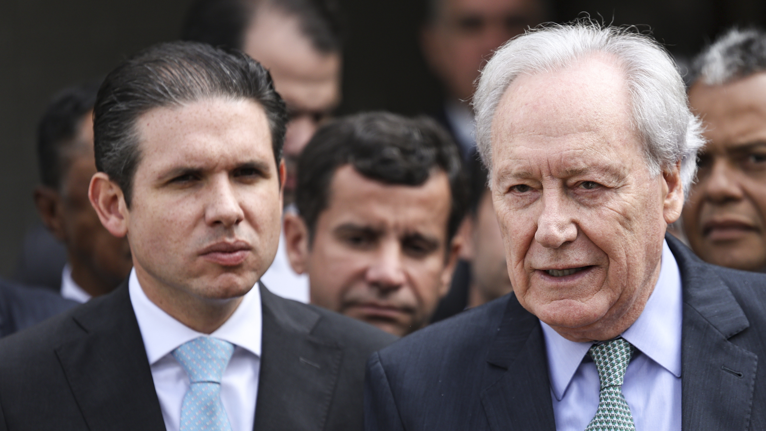 Hugo Motta e Ricardo Lewandowski
