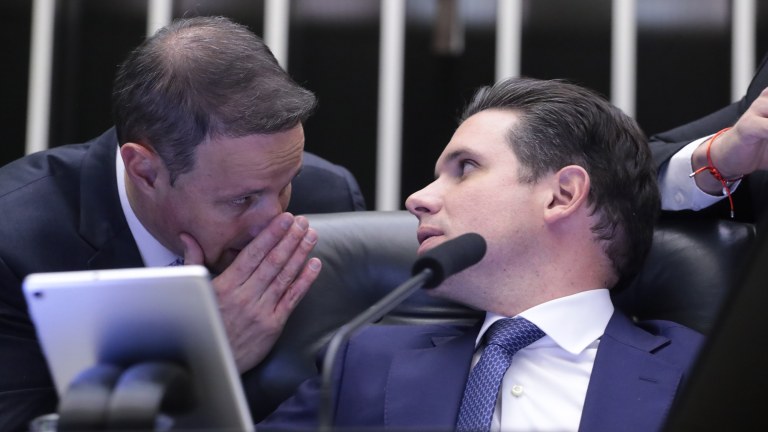 Guilherme Derrite e Hugo Motta