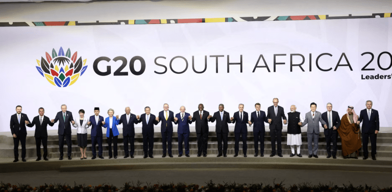 Líderes do G20 se reúnem na África do Sul
