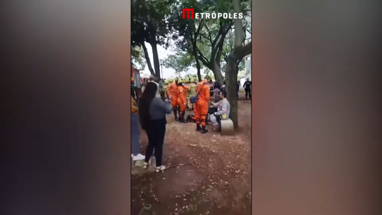 Bombeiros atendem ocorrência no Ministério da Igualdade Racial