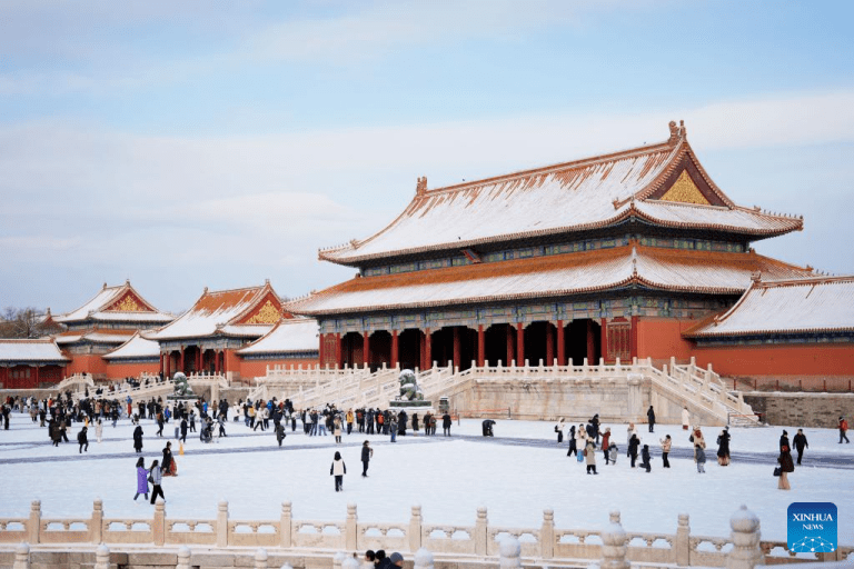 Museu do Palácio oferece espetáculo visual inigualável após queda de neve