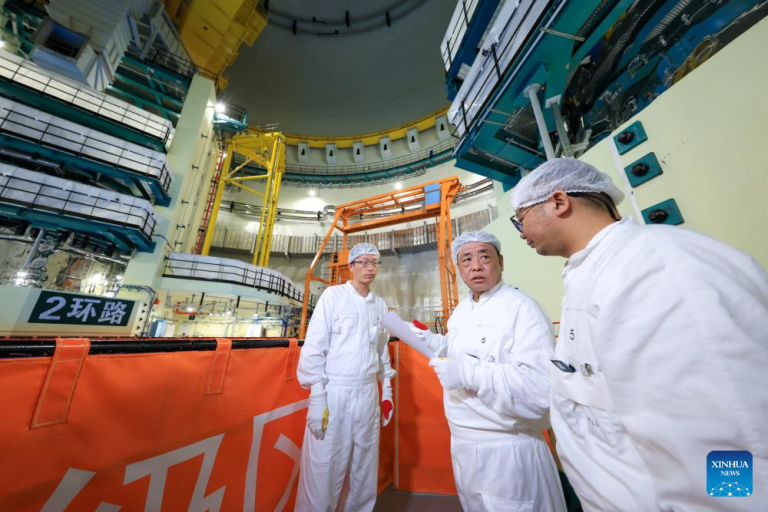 Unidade 1 da usina nuclear de Taipingling, em Guangdong, inicia fase de carregamento de combustível