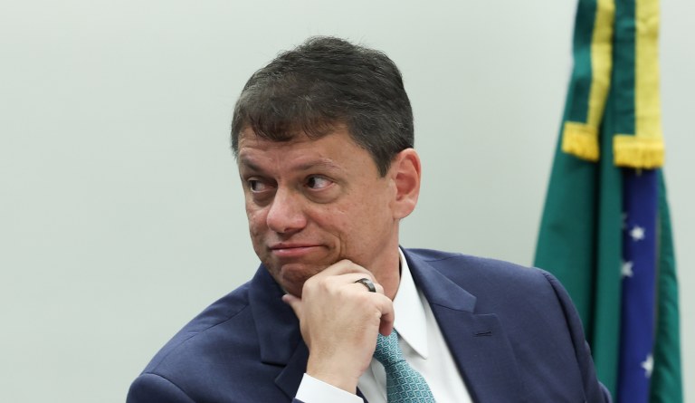 Brasília-DF - 02/12/2025 - O governador de São Paulo, Tarcísio de Freitas