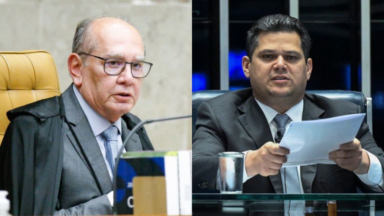 Gilmar Mendes e Davi Alcolumbre