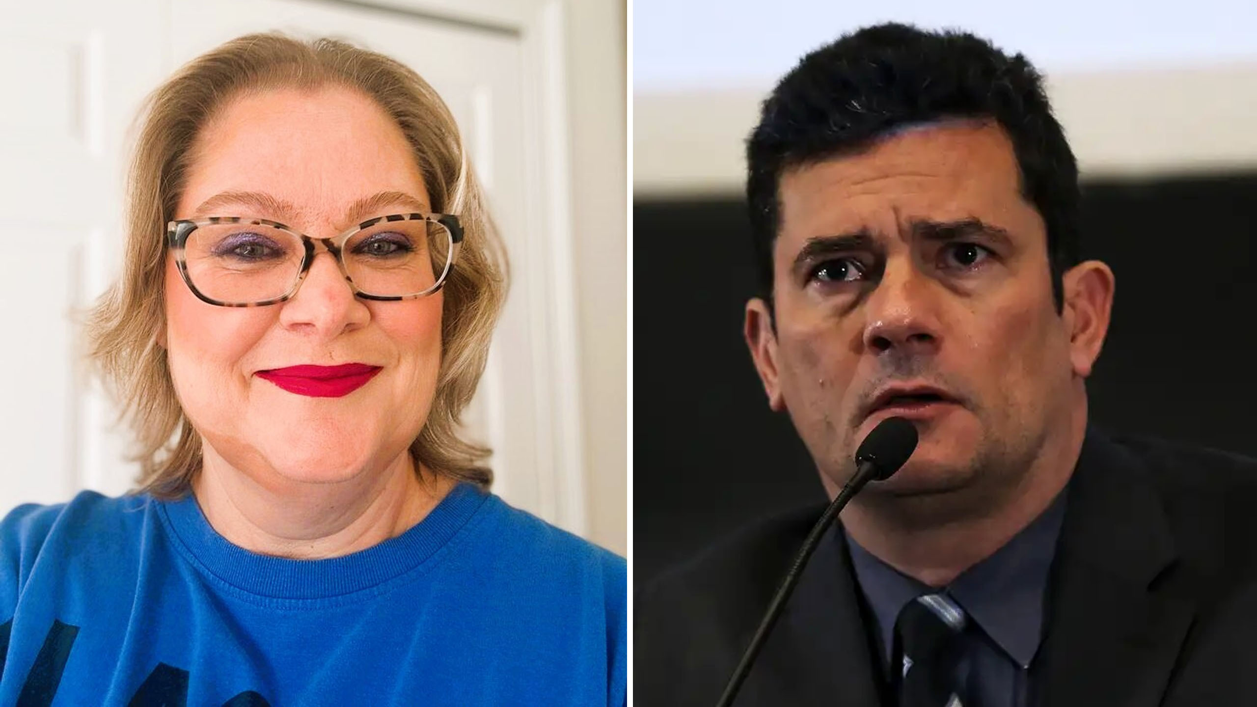 Luciana Bauer e Sergio Moro