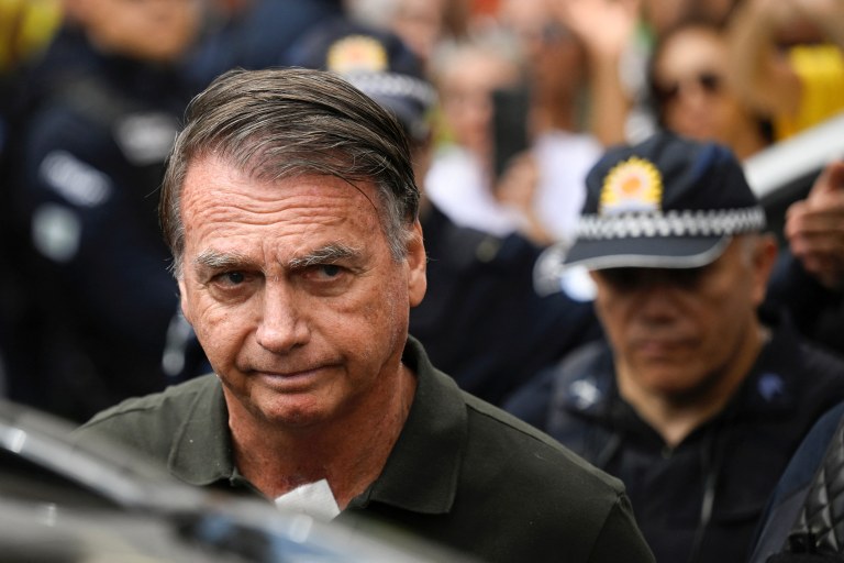 O ex-presidente Jair Bolsonaro em Brasília-DF - 14/09/2025