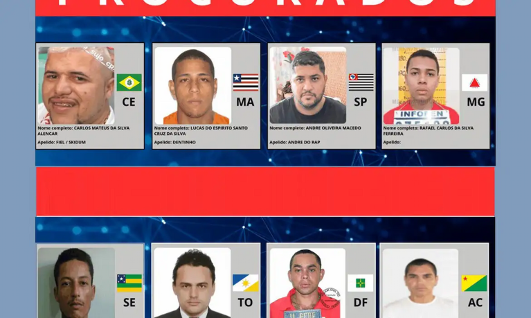 Site faz parte do Programa Captura, voltado para identificação, localização e prisão de criminosos considerados de alta periculosidade