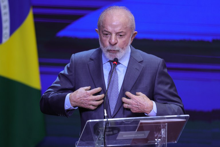 Brasília (DF) - 15/12/2025 – O presidente Luiz Inácio Lula da Silva participa da inauguração da nova sede da ApexBrasil e ato alusivo à abertura de 500 novos mercados para a exportação de produtos agropecuários