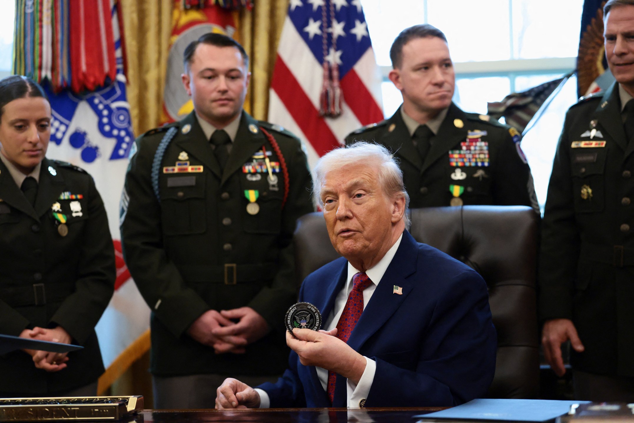 O presidente dos EUA, Donald Trump - 15/12/2025