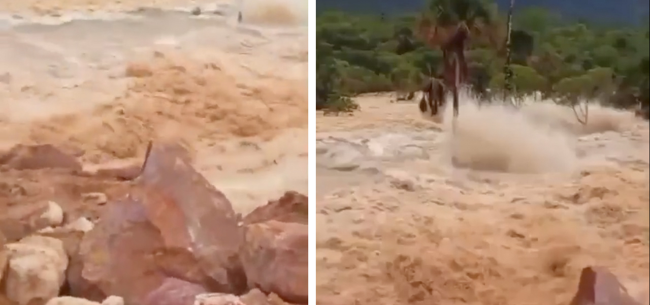 Região do Tocantins onde uma barragem se rompeu