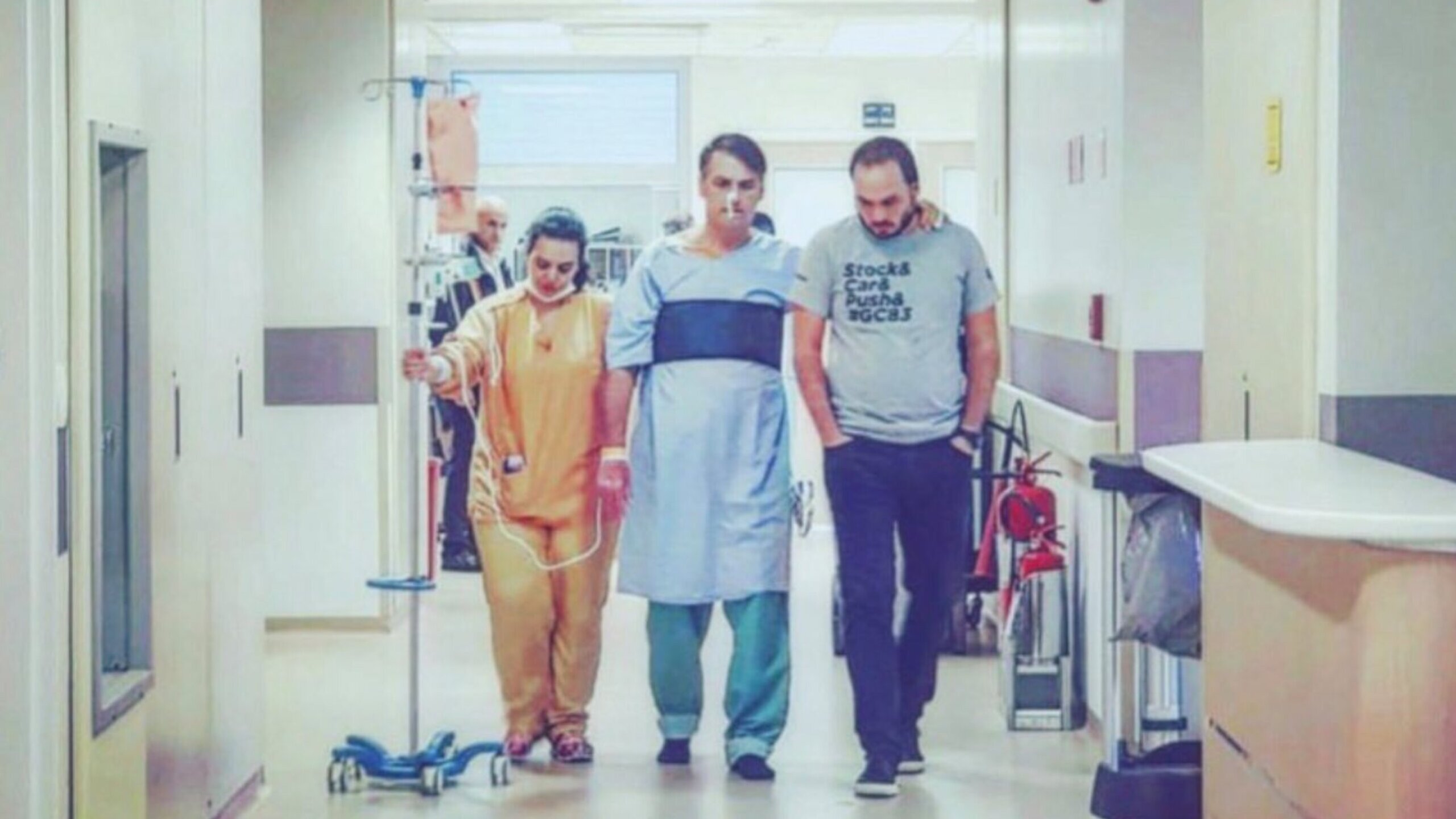 Jair e Carlos Bolsonaro