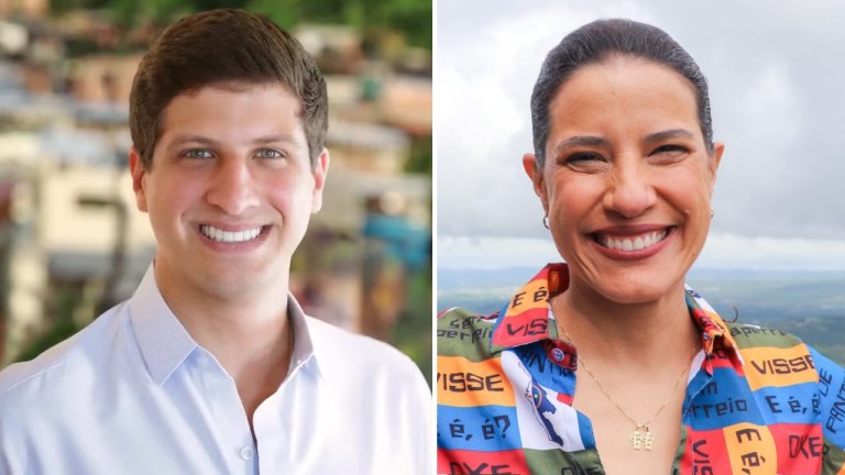 João Campos e Raquel Lyra