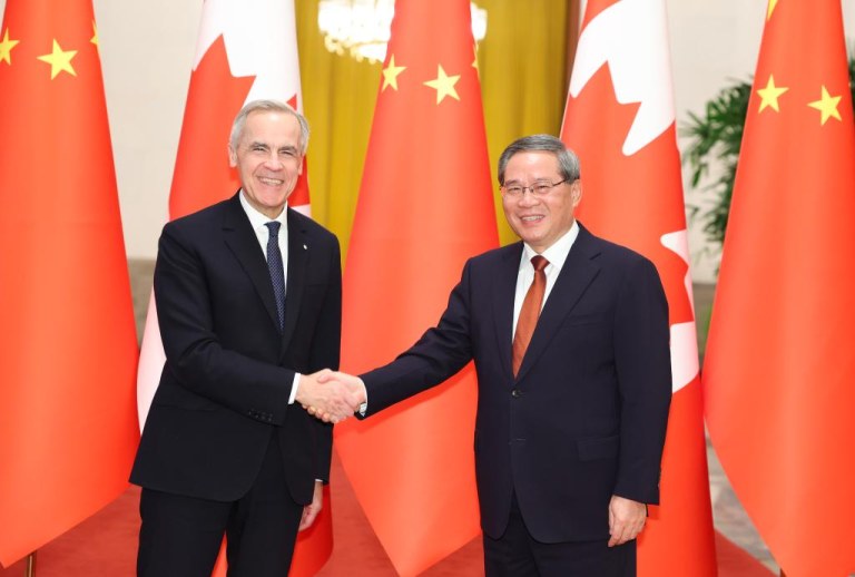 China está disposta a trabalhar com o Canadá para promover novos motores de crescimento, diz premiê