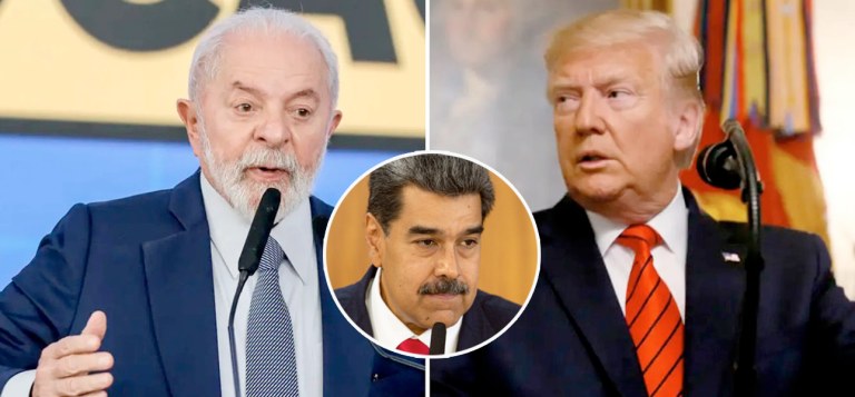 Lula, Nicolás Maduro e Donald Trump