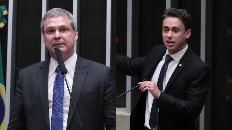 Lindbergh Farias e Nikolas Ferreira