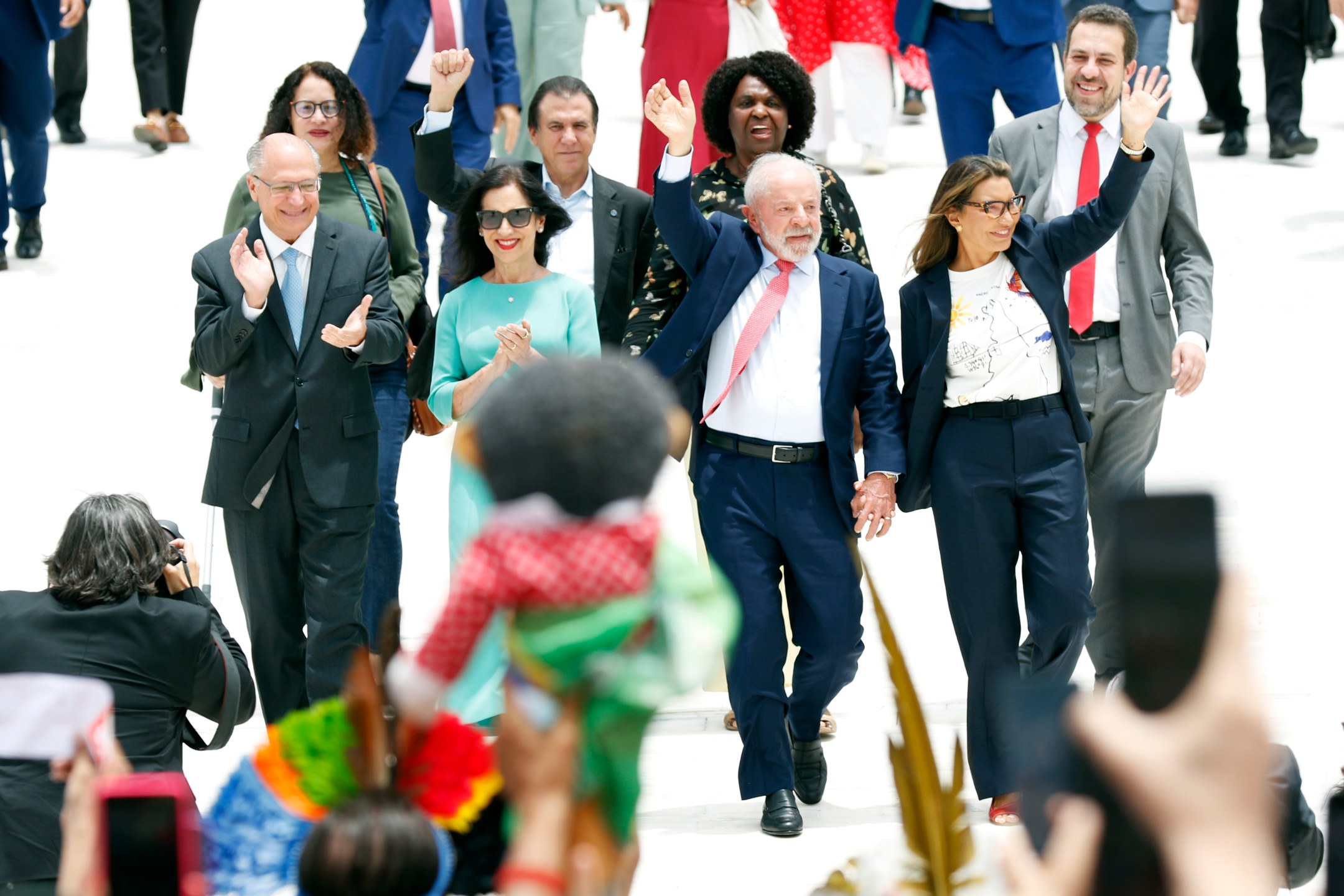 Brasília (DF) - 08/01/2026 - O presidente Luiz Inácio Lula da Silva, após participar da cerimônia relativa aos atos antidemocráticos de 8 de janeiro e assinatura do veto integral ao PL da Dosimetria, no Palácio do Planalto