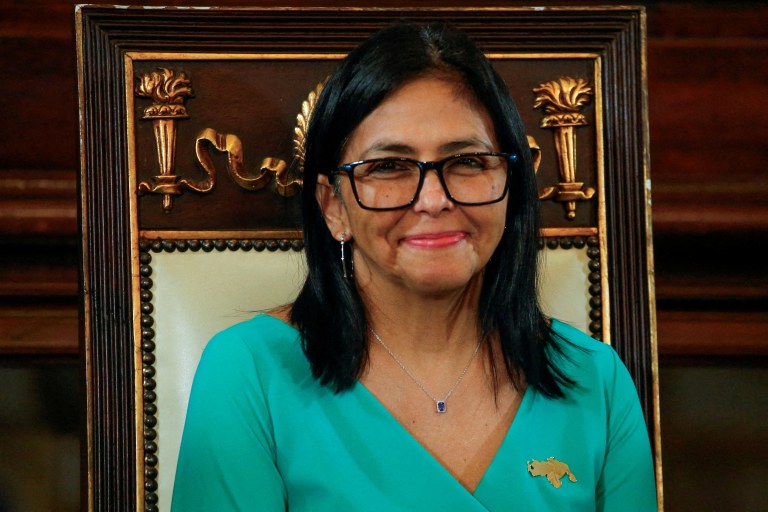 Delcy Rodríguez toma posse como presidente encarregada da Venezuela, em Caracas - 05/01/2026
