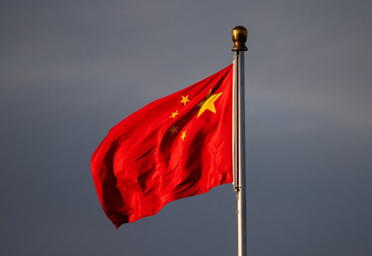 Bandeira da China em Pequim - 20/11/2025