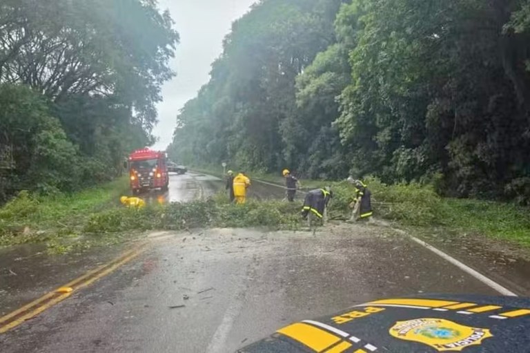 Estrago causado pela chuva no Rio Grande do Sul