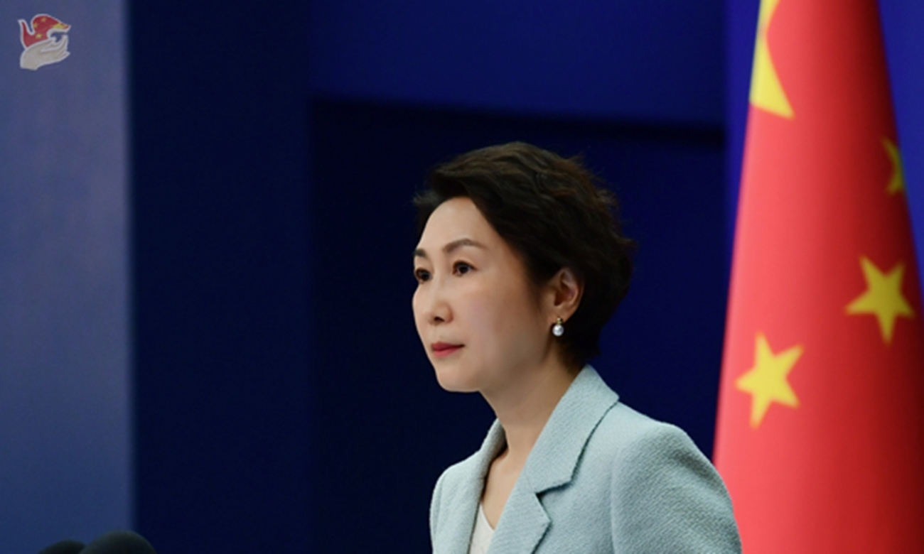 Mao Ning, porta-voz da Chancelaria chinesa em entrevista coletiva , em 13 de janeiro de 2026