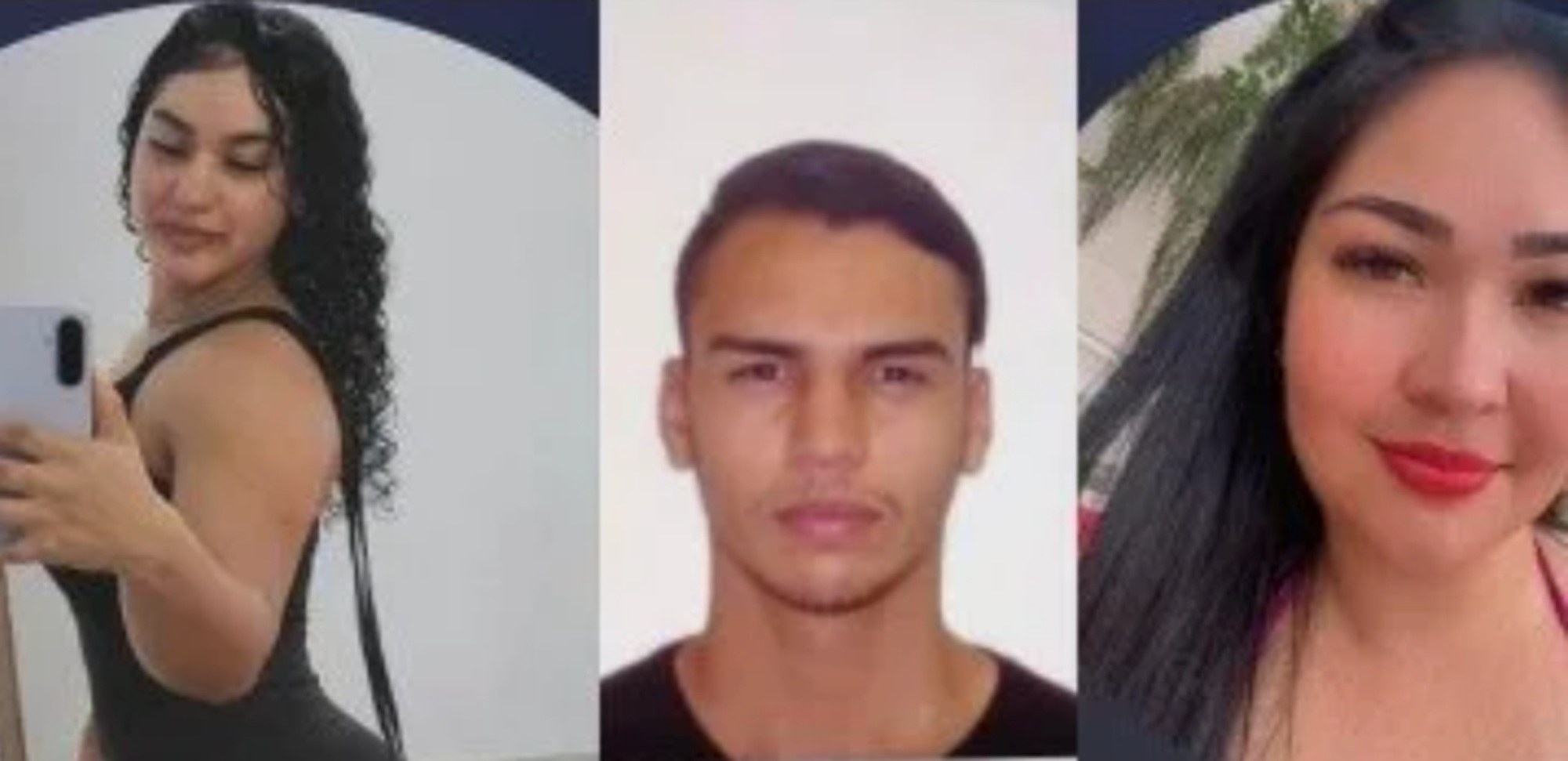 Marcela, Marcos e Amanda estão presos por suspeita de envolvimento nos homicídios