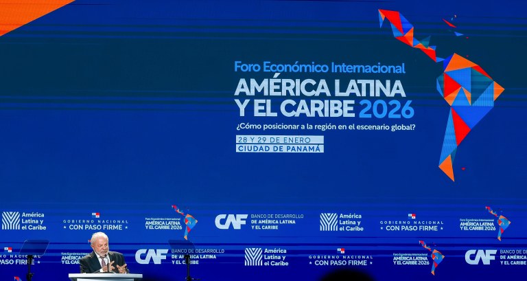 Presidente Lula discursou na abertura do Fórum Econômico Internacional – América Latina e Caribe 2026.